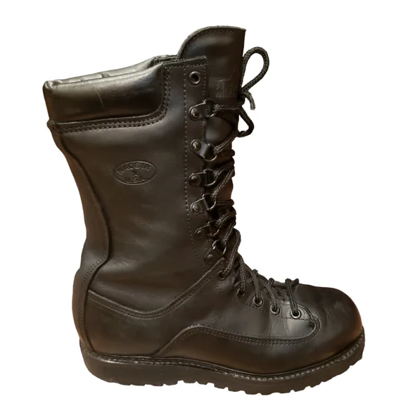 Matterhorn Women Gore-Tex Leather Combat Boots Steel ToeThinsulate USA Vibram 8M